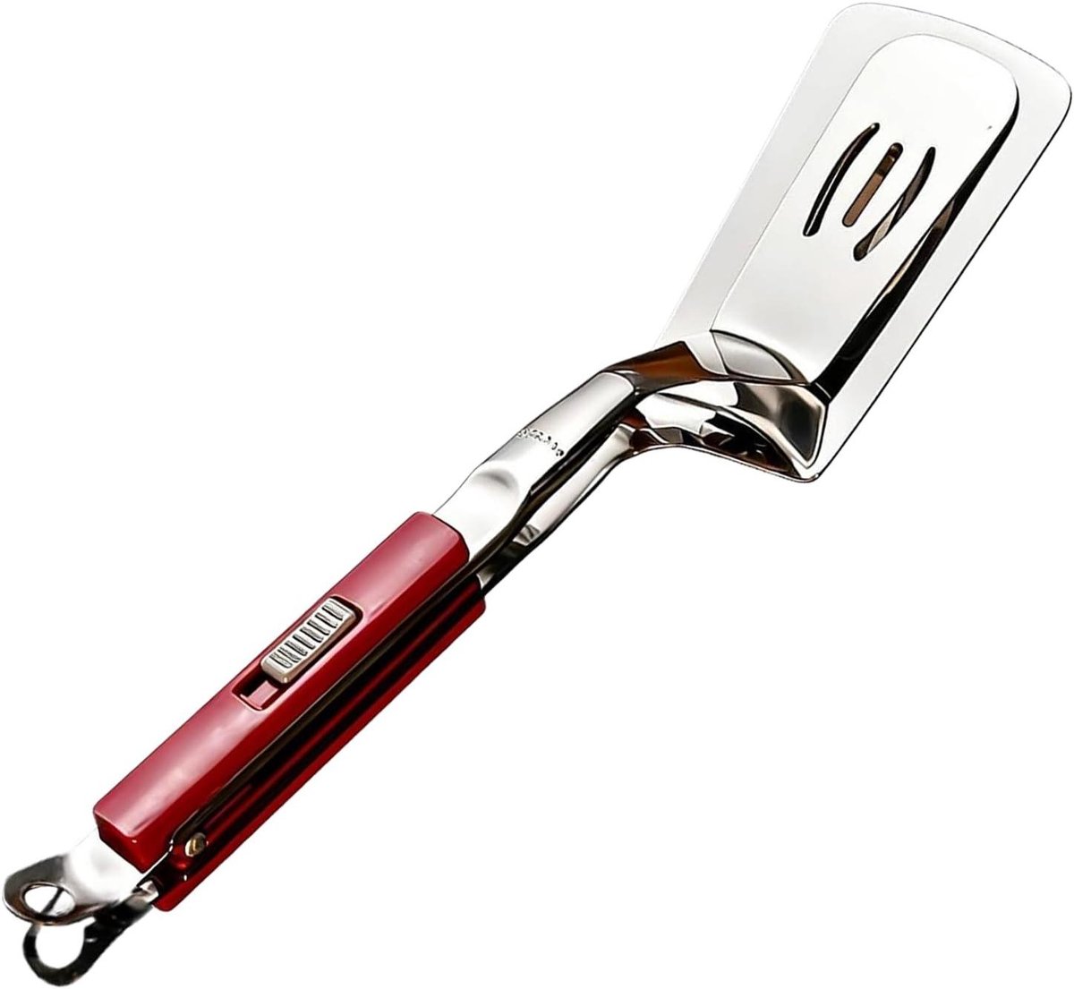 Barbecue Tang - Voedsel Grijper - Keuken Grillen - Vetwerende Technologie - 29 cm - Rood