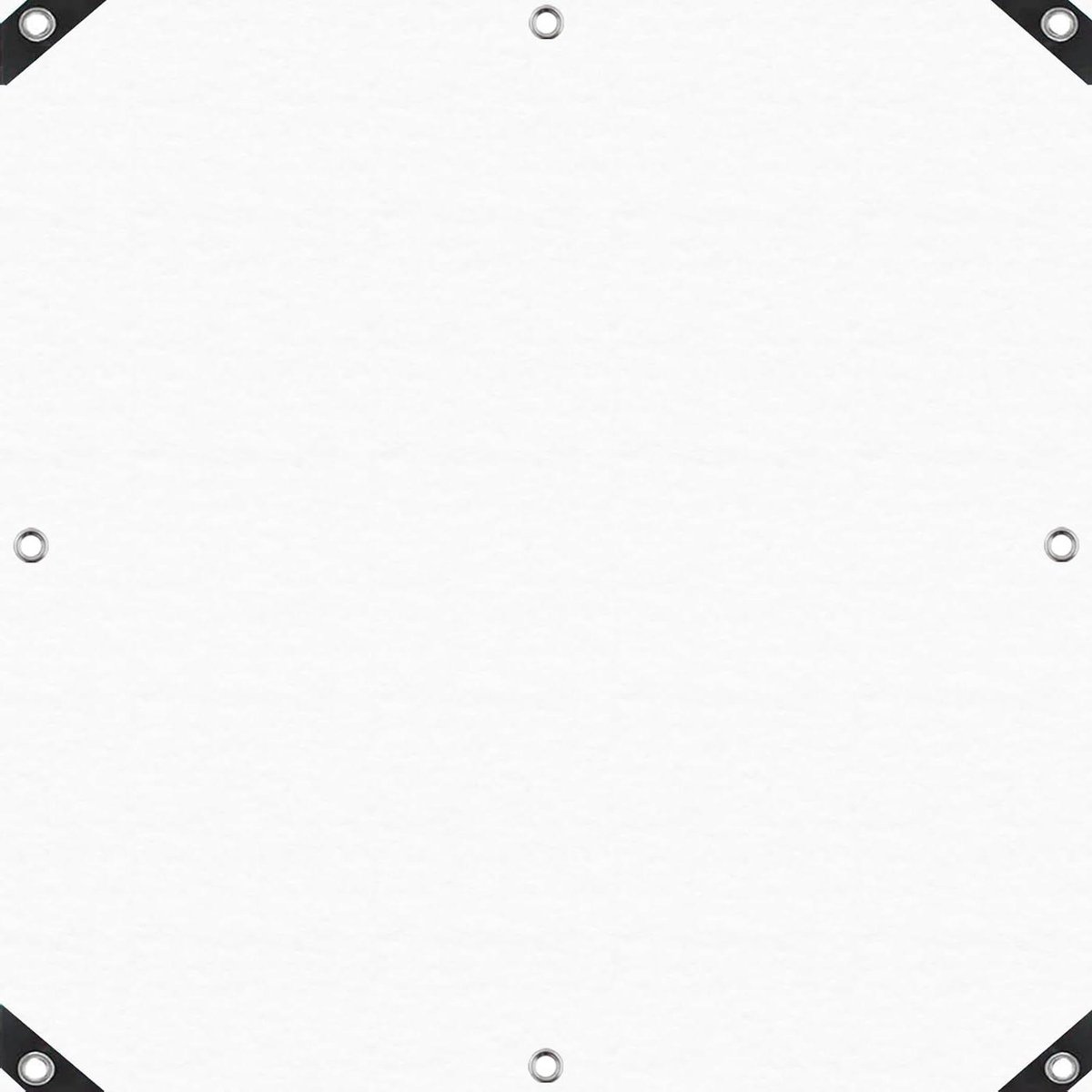 Afdekzeil Waterdicht - Beschermzeil PVC - Buiten Beschermen - Scheurvast 500 G/M2 - 3.5 x 5 Meter - Wit