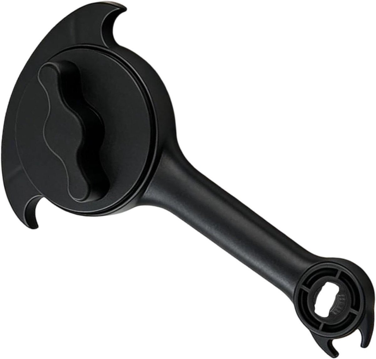 Potopener Verstelbaar - Blikopener Universeel - Keuken Hulp - Hefboom Systeem - 14.5 cm - Zwart