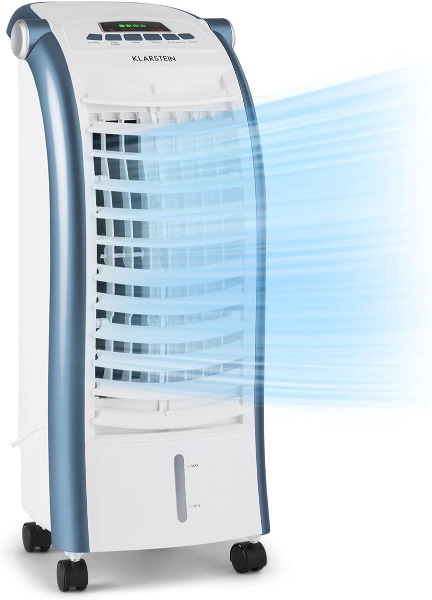 Luchtkoeler 3-in-1 Mobiele Aircooler - 6L Watertank - Afstandsbediening - 15u Timer - 55W