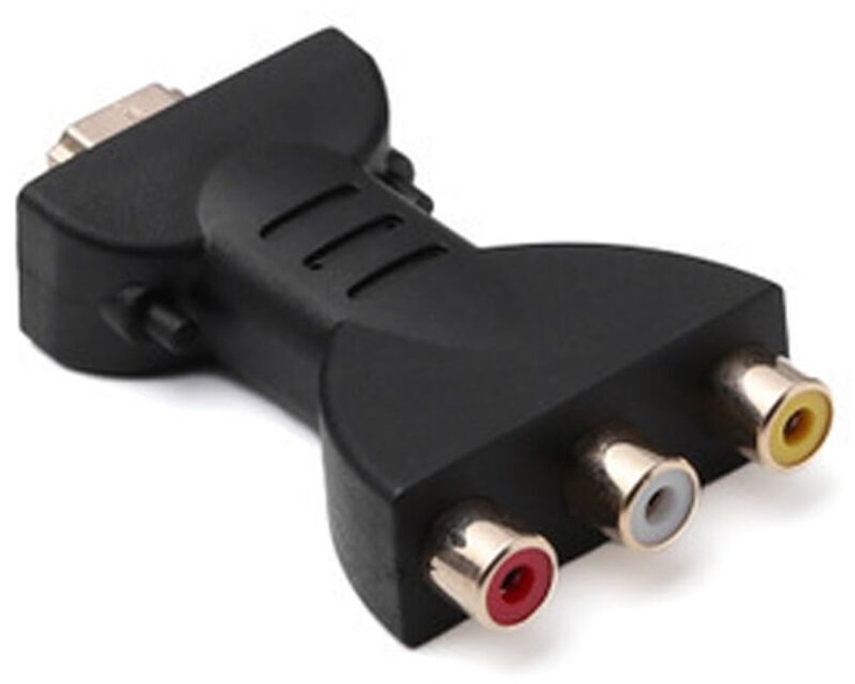 HDMI naar AV-adapter, HDMI naar RGB/RCA-componentconverter, 1080p audio/video-synchronisatieadapter
