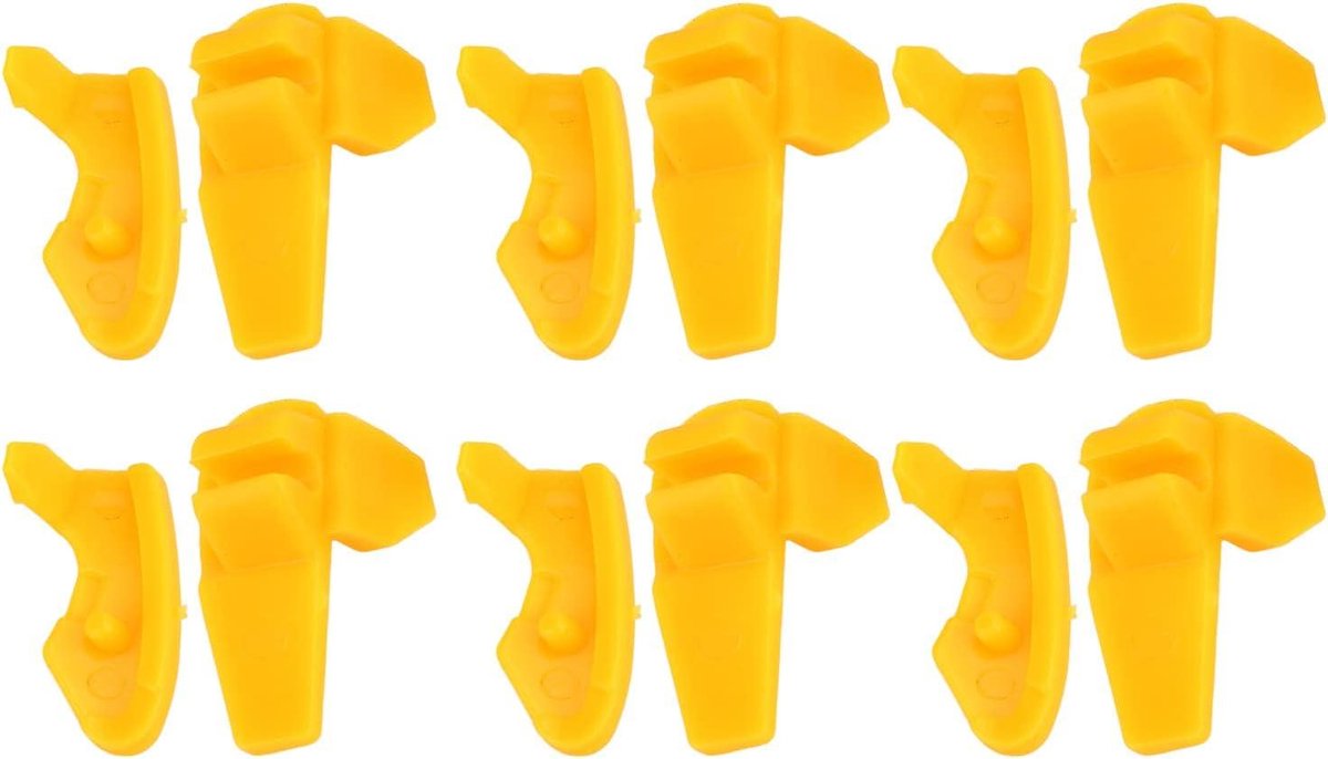 Velgbeschermers Eendkoppen - Bandenwissel Accessoires - Banden Monteren - Universele Pasvorm - 6 Paar - Geel