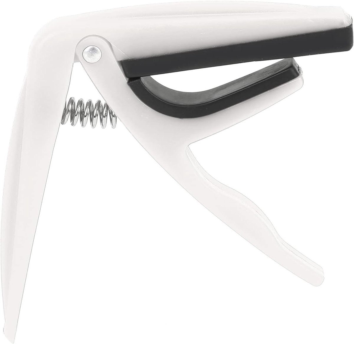 Ukulele Capo - Gitaar Accessoire - Muziek Maken - Eenvoudige Bediening - Mini Formaat - Wit