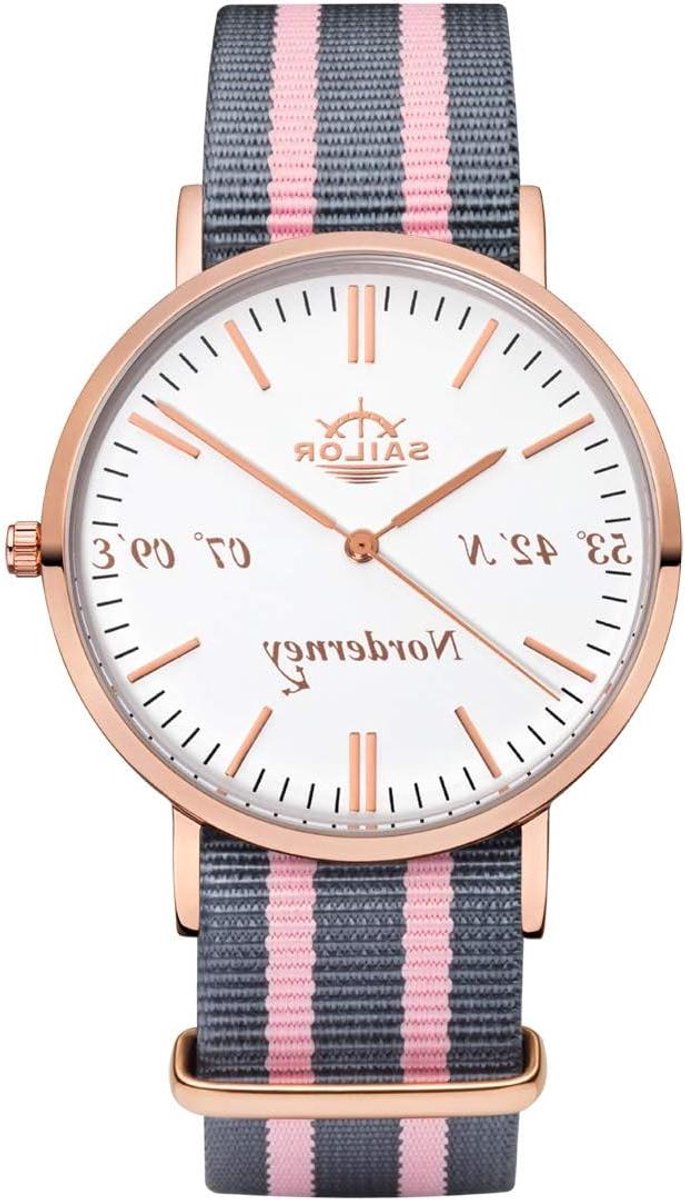 Analoge Horloge - Pols Horloge - Dagelijks Gebruik - Nylon Band - Unisex - Wit