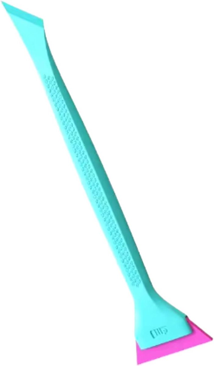 Raamwisser - Peesschraper - Streeploos Reinigen - Compact Ontwerp - 24 cm - Blauw