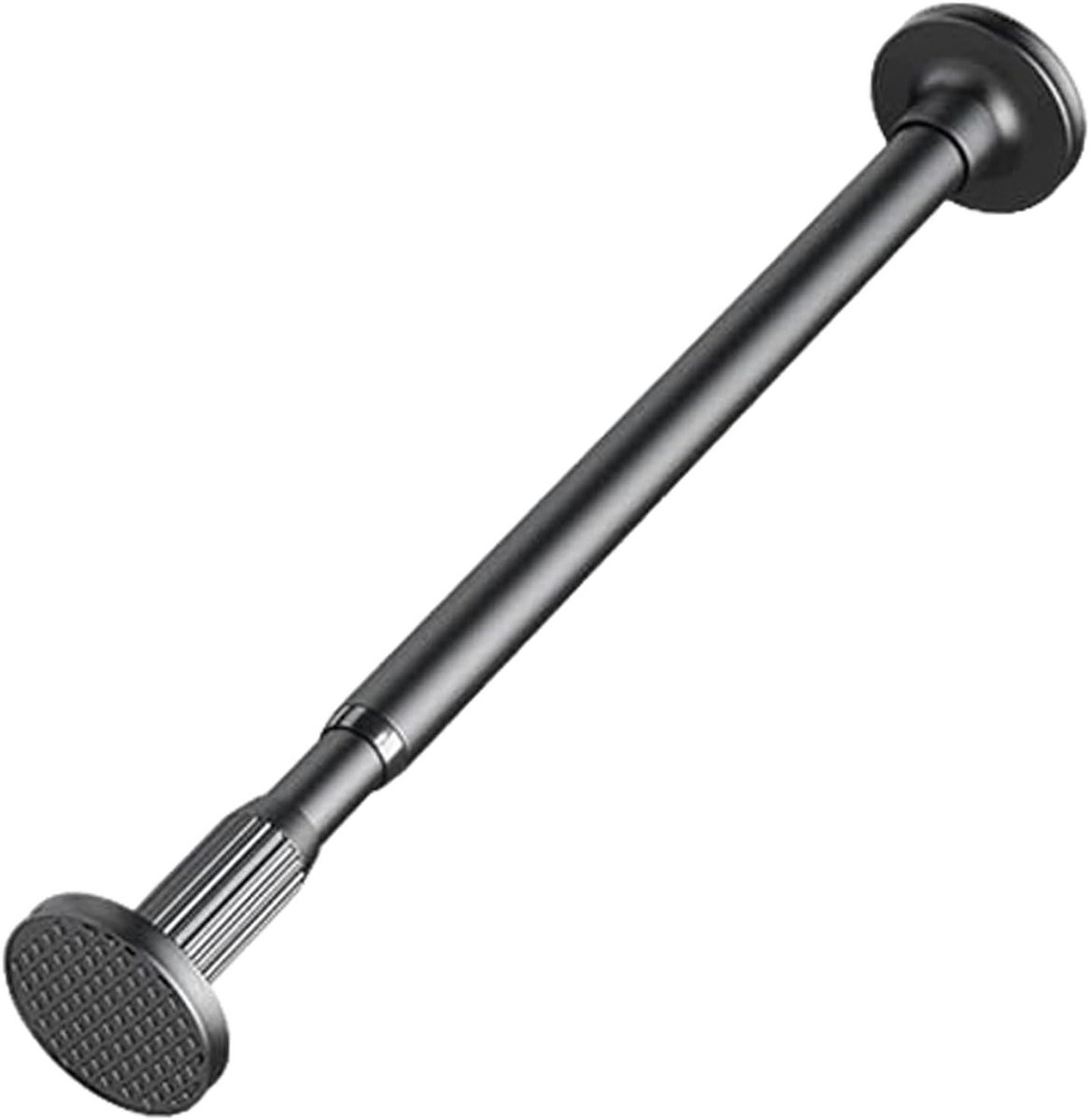 Spanningsstang Kastdeur - Verstelbare Stang - Meubels Stabiliseren - Zonder Boren - 36-50 cm - Zwart