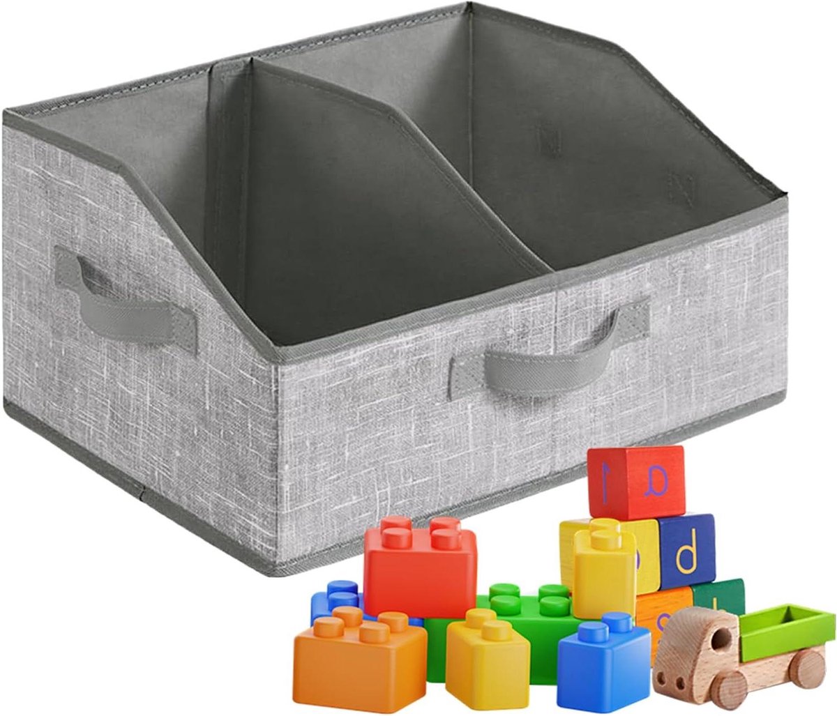 Opbergmanden - Stoffen manden - Thuis organiseren - Waterdicht ontwerp - 40 x 30 x 20 cm - Grijs