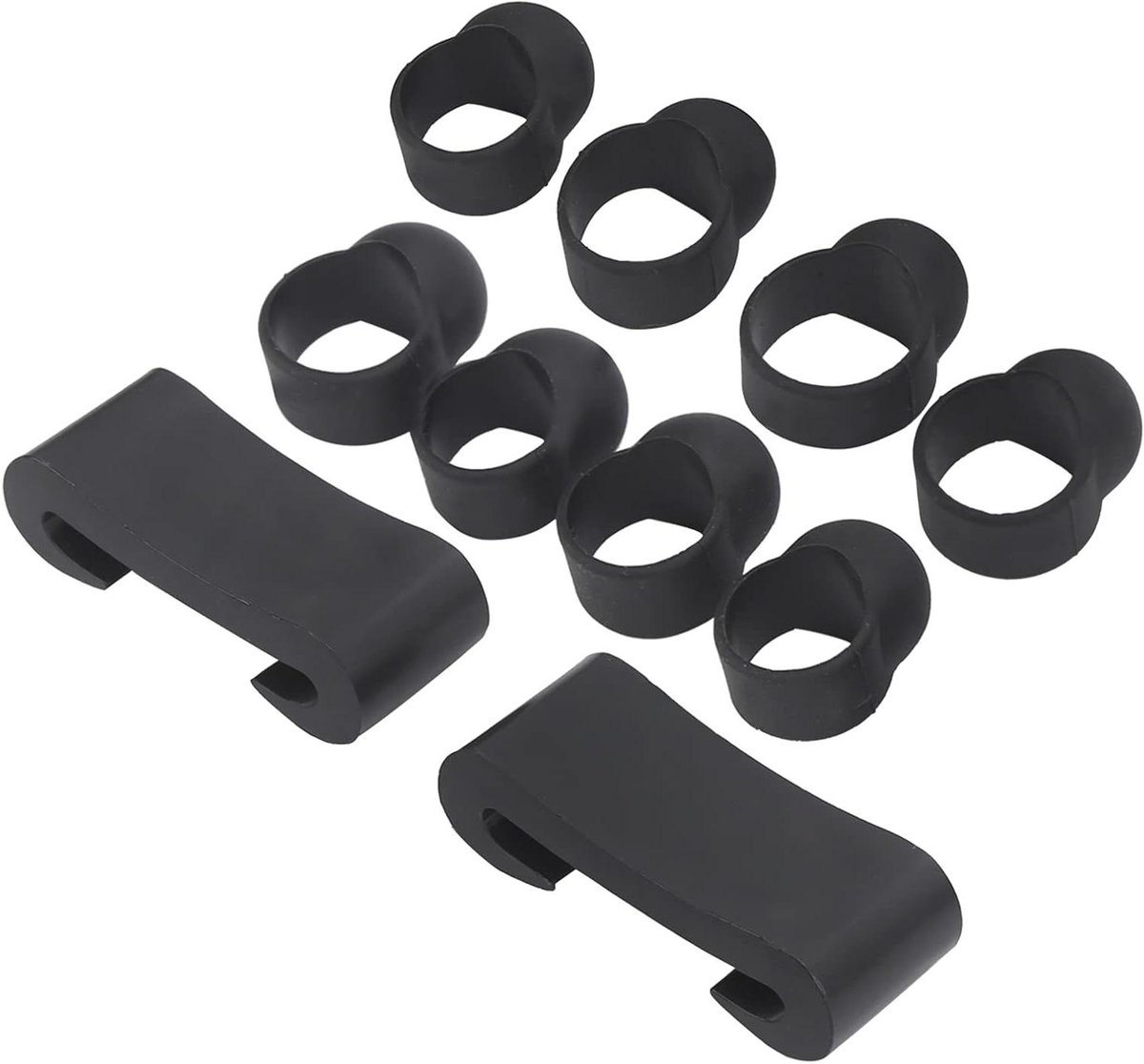 Trommel Vinger Mouwen - Percussie Covers - Muziek Maken - Geluid Dempend - 8 Stuks - Transparant