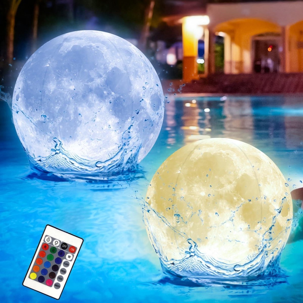 Innovra - Opblaasbare LED Waterbal voor Zwembadverlichting