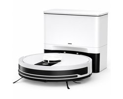 Jensaro Robotstofzuiger Met Dweilfunctie - LIDAR Laser Navigatie - 3000Pa Robotstofzuiger - Automatische Leegfunctie - Wit