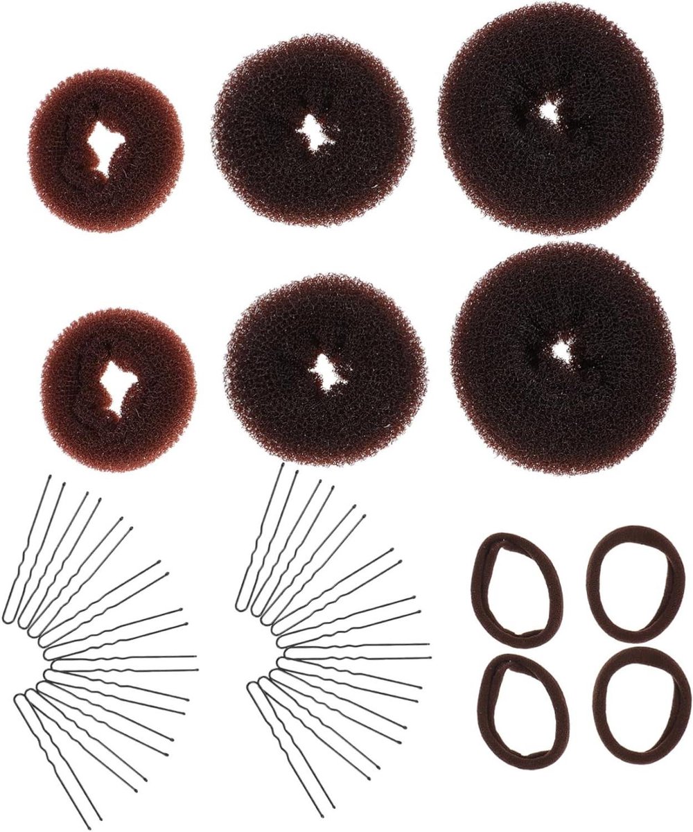 Haarstyling Sets - Knot Maker - Kapsels Maken - 6 Sets Inclusief - 10 cm - Zwart