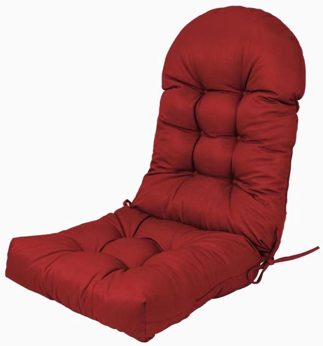 Stoelkussen Hoge Rugleuning - Zitkussen Dik - Buiten Ontspannen - Antislip Ontwerp - 110 x