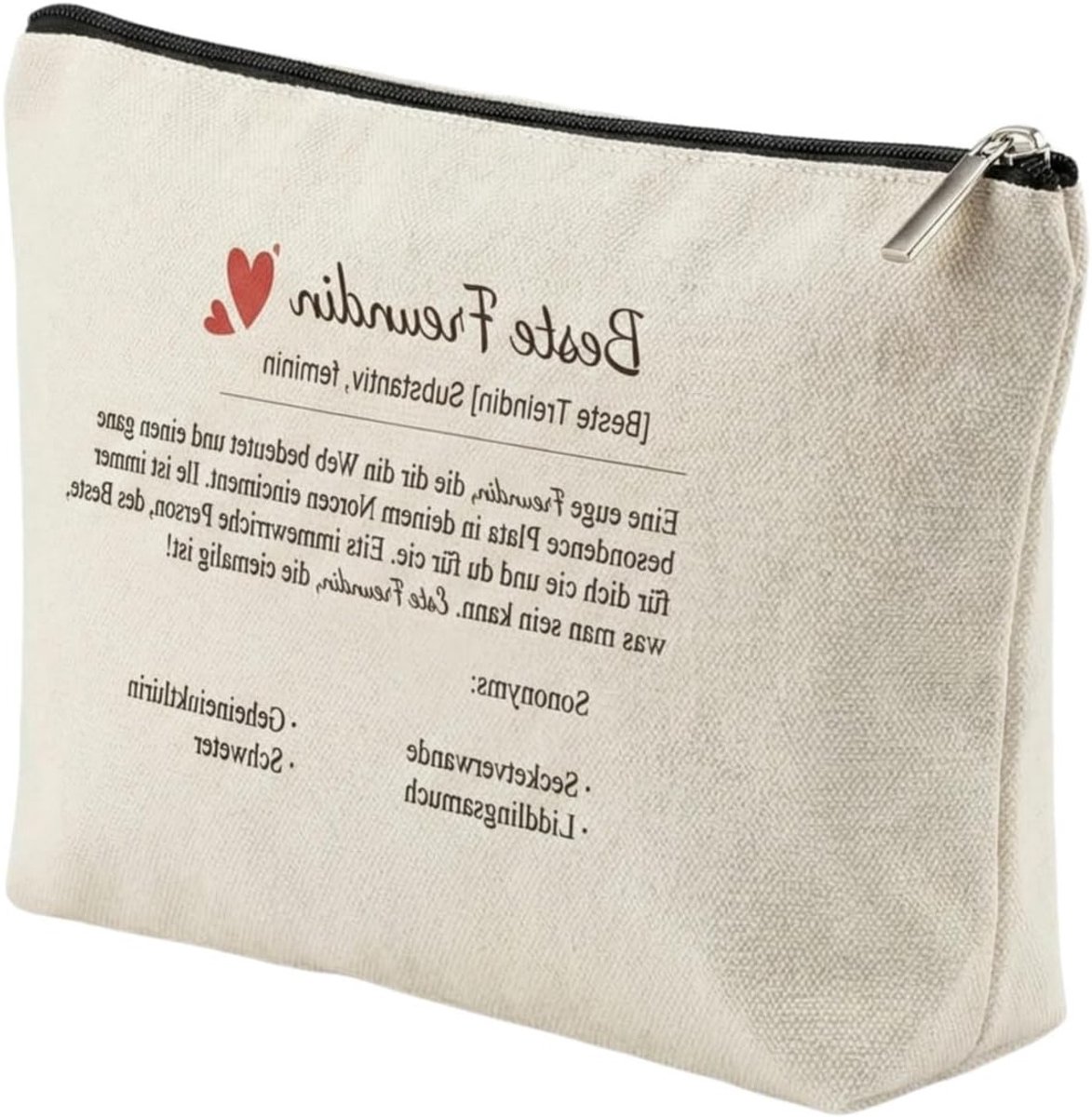 Make-uptas voor dames, gepersonaliseerde cadeaus voor vrouwen, ideale verjaardagscadeaus en vriendschapsgeschenken