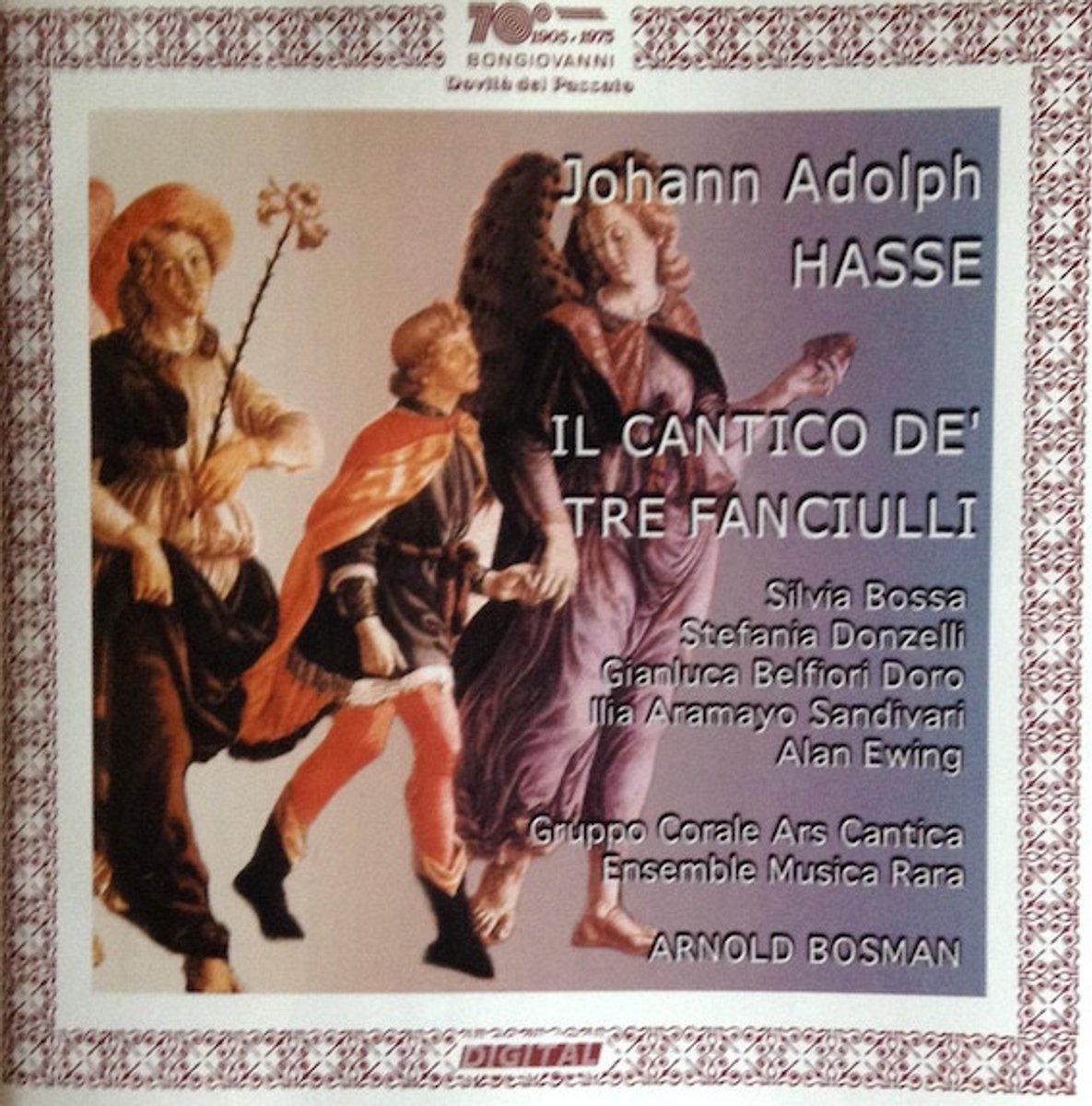 Hasse: Il Cantico De' Tre Fanciulli