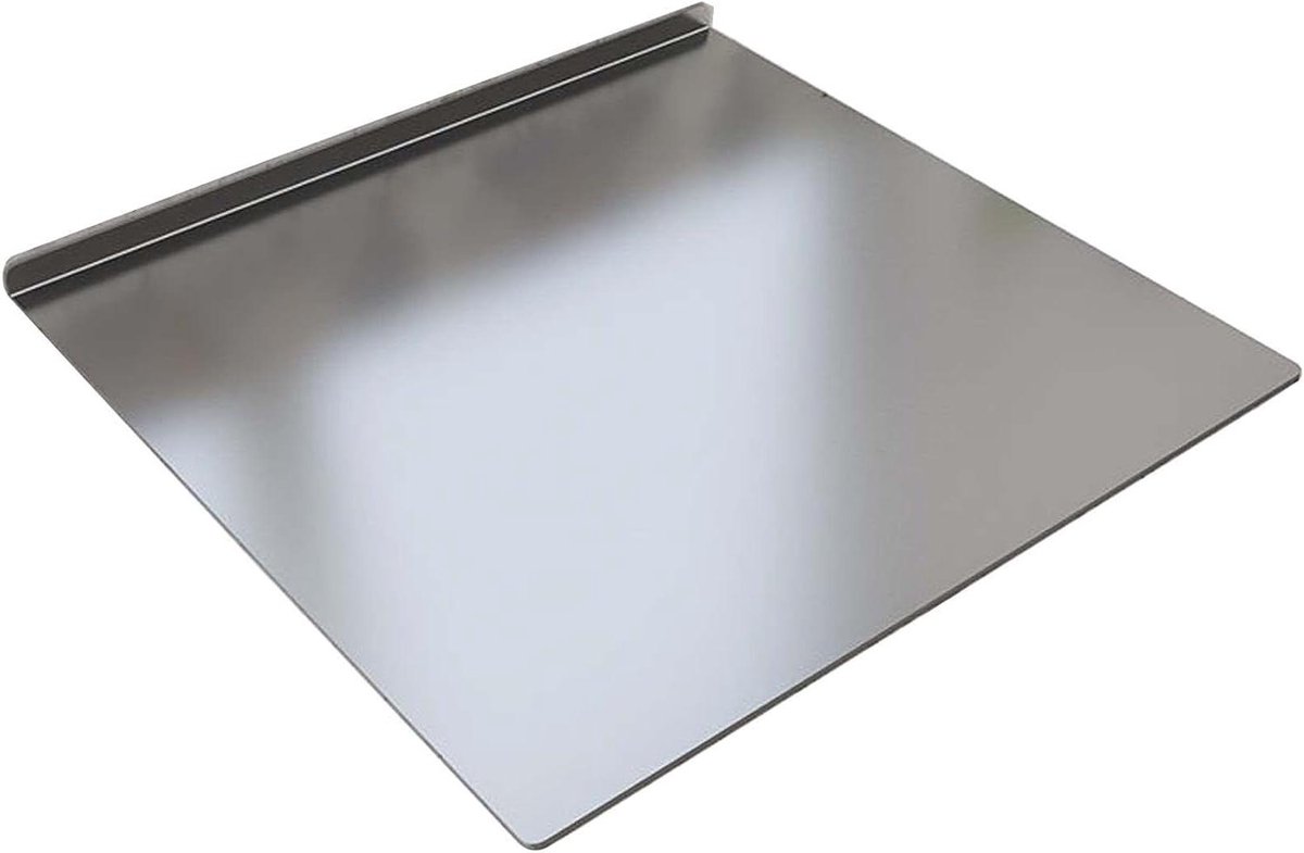 Snijplank RVS - Snijplank keuken - Voedselbereiding - Antislip ontwerp - 58 x 70 cm - Zilver