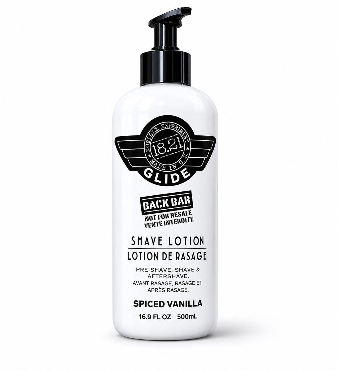18.21 Man Made - Shaving Glide Lotion - Spiced Vanilla - 500 ml