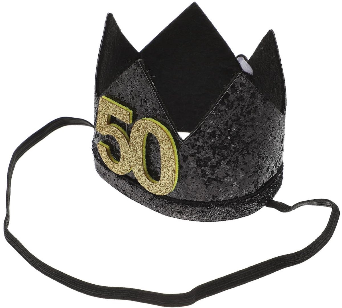 Dailygoods - Verjaardag Kroon met Glitter voor Volwassenen