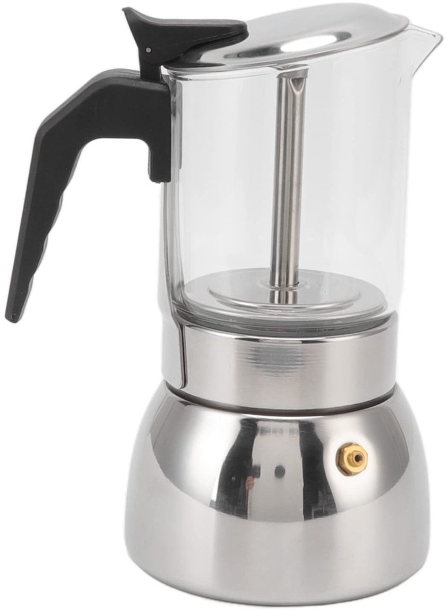 Dailygoods - Inductie Mokkapot voor Italiaanse Koffie, 300 ml