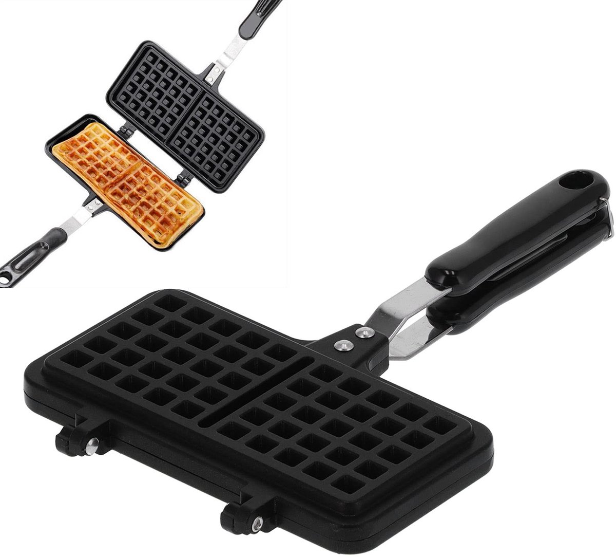 Dailygoods - Antiaanbak Wafelijzer voor Thuisgebruik