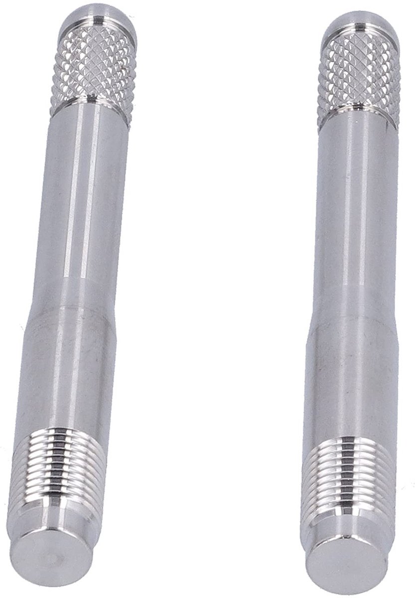 Dailygoods - Dailygoody - Wielbout Alignatiepennen - 2 Stuks - Voorkom Beschadiging aan Wielen - RVS - Voor Wielen en Remschijven - Geschikt voor Auto's - M14 X 1.5