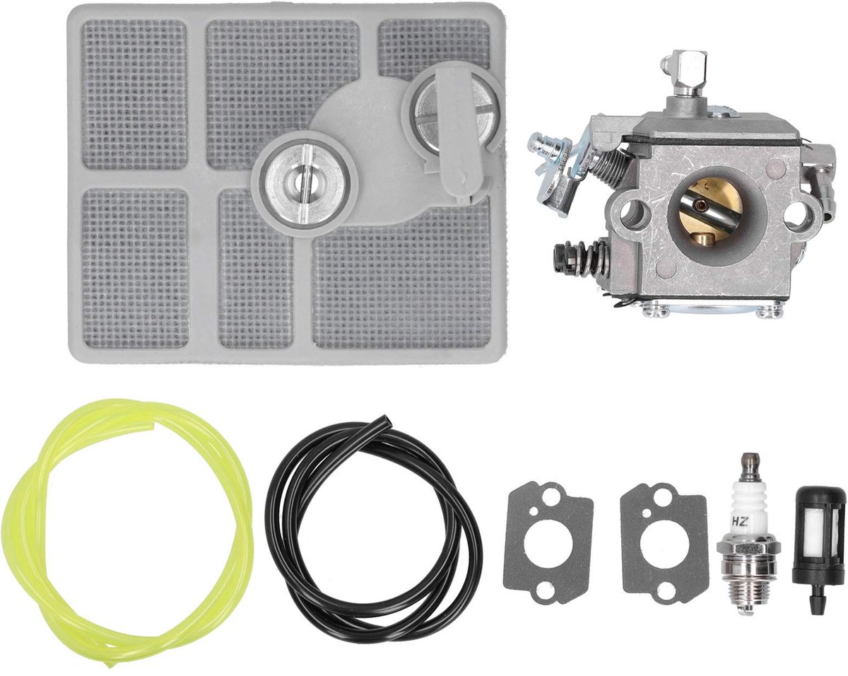Dailygoods - Dailygoody - Carburateur Luchtfilter - Hoogwaardige Prestaties - Aluminium en Kunststof - Geschikt voor 030AV 031AV 032AV - Inclusief Brandstoff...