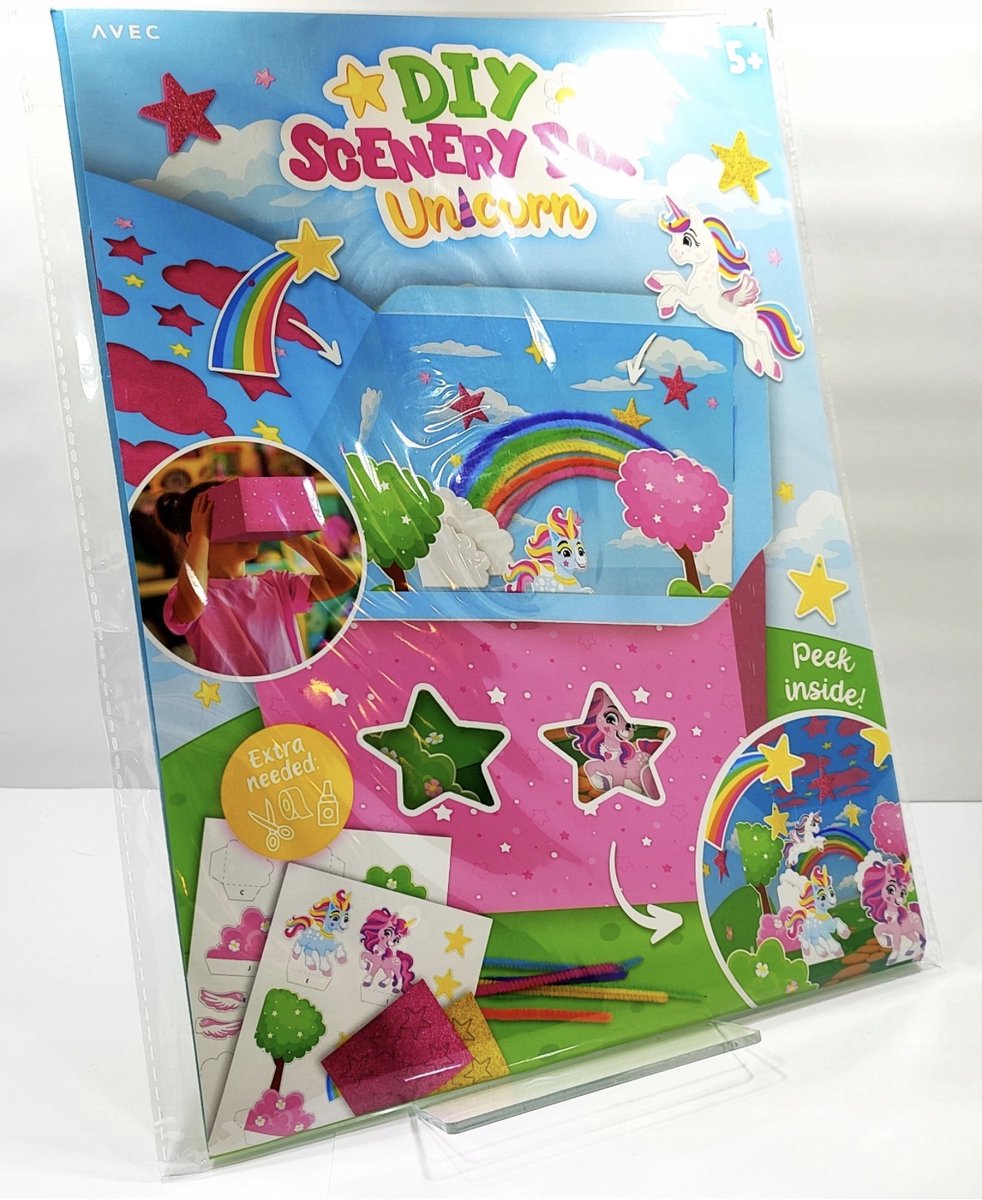DIY scenery box Unicorn
