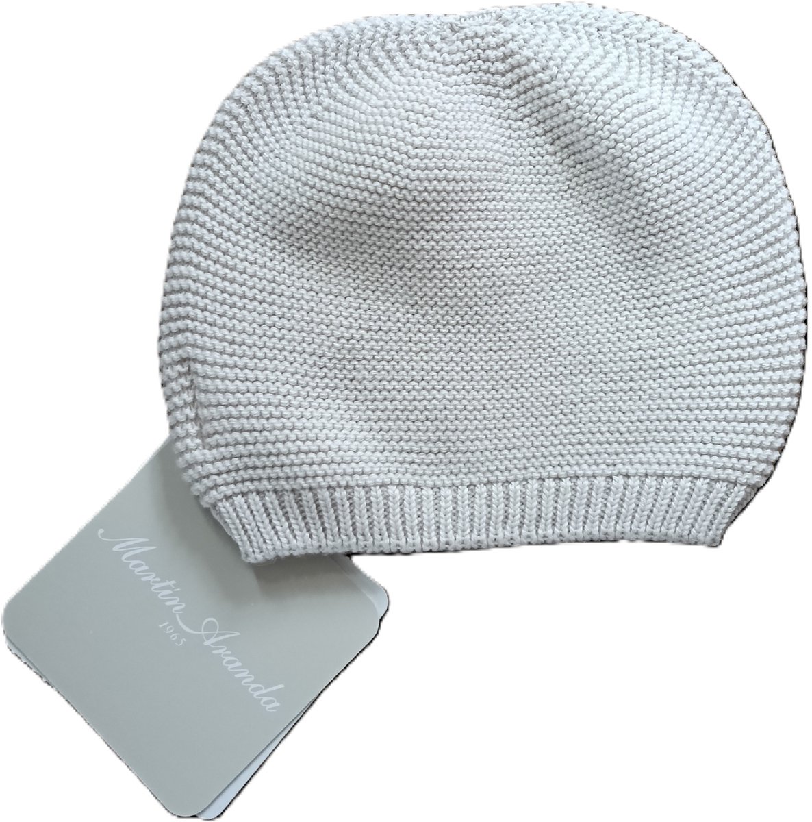 Gebreid baby basis mutsje | zand / arena| maat 56 | 1 maand