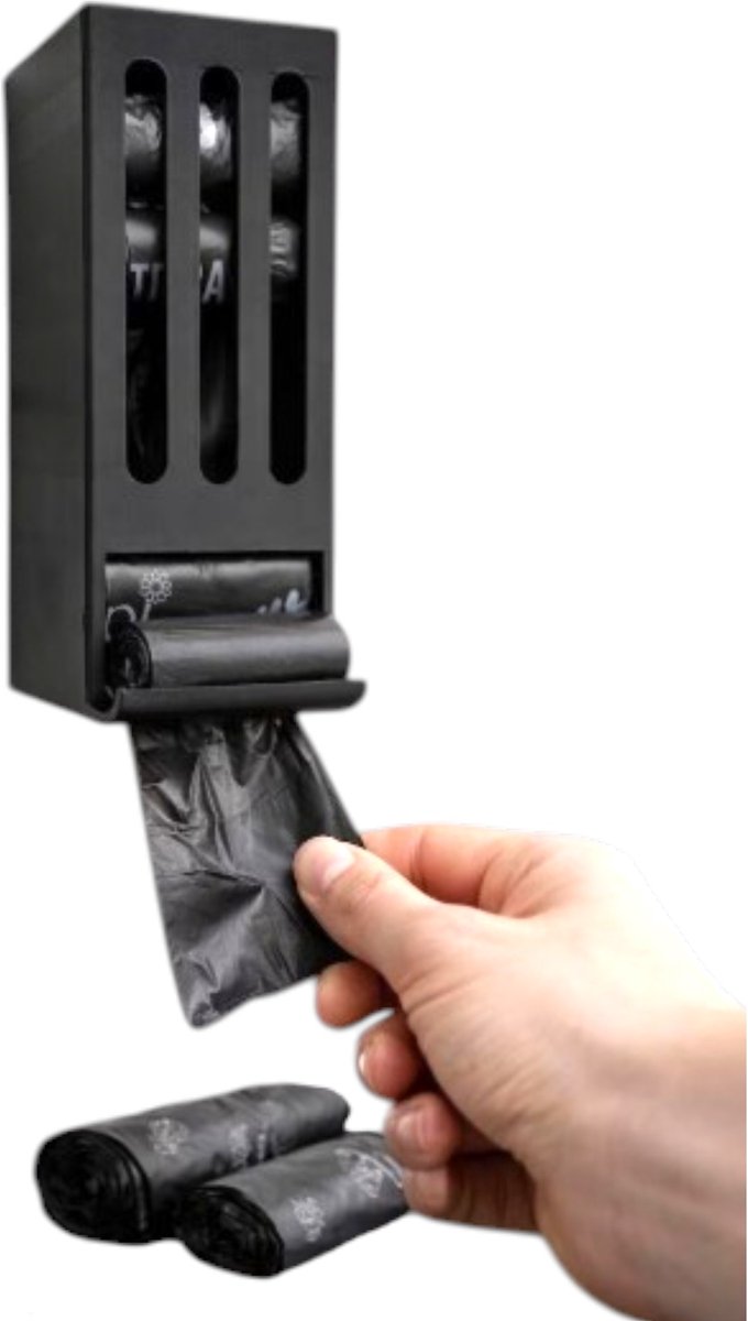 Wandhouder voor Hondenpoepzakjes – Handige Dispenser voor 10 Rollen