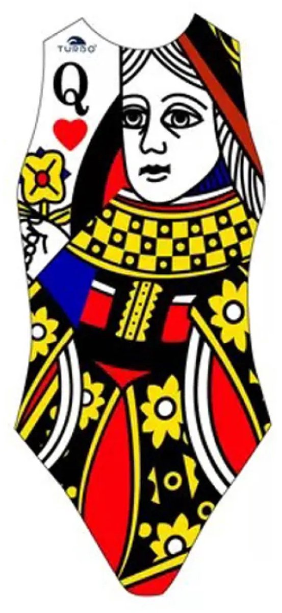Turbo Queen Of Hearts Zwemkleding Veelkleurig 5XL Vrouw Multicolor