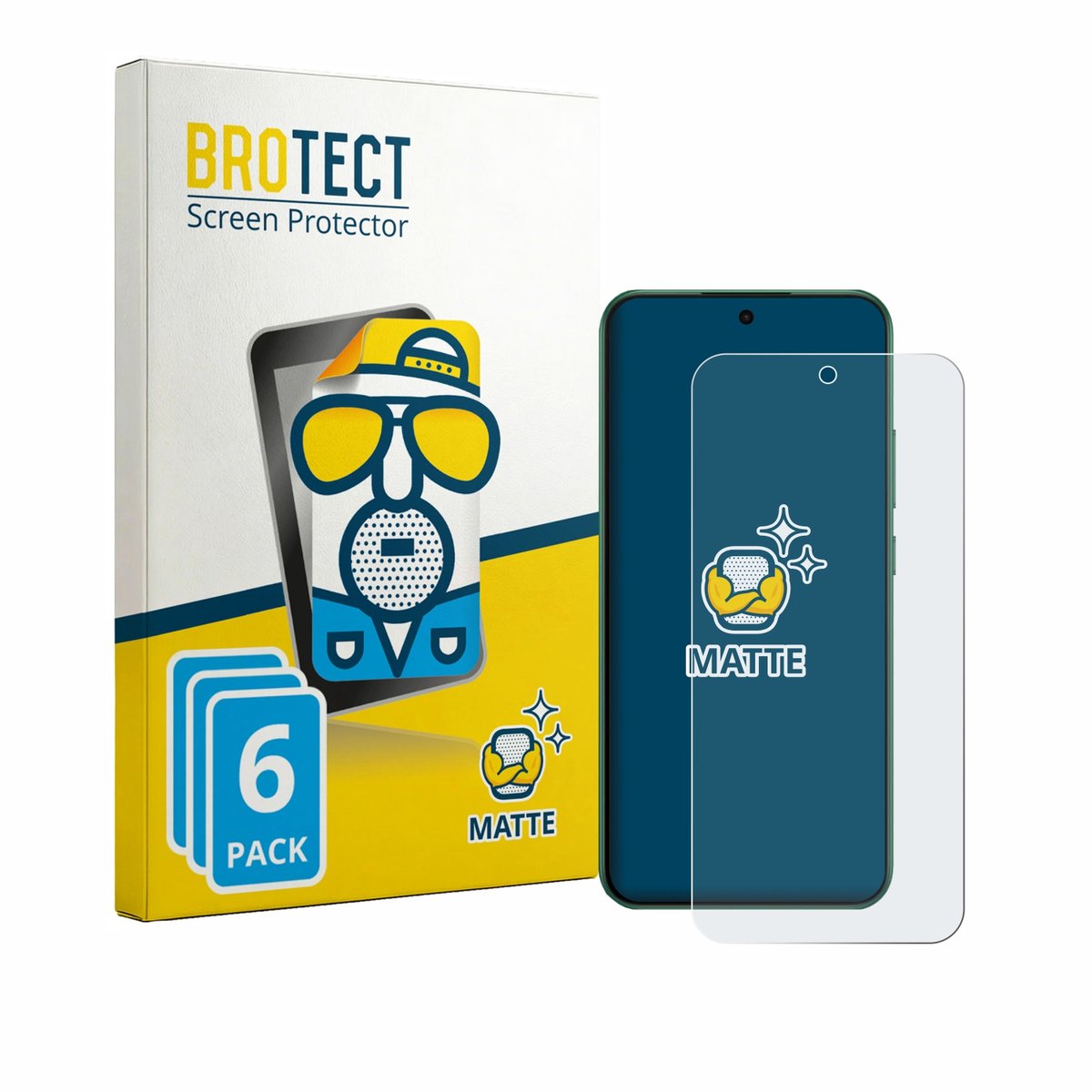 BROTECT - Screenprotector voor Oppo F33 - Folie Beschermfolie matte 6 Stuks