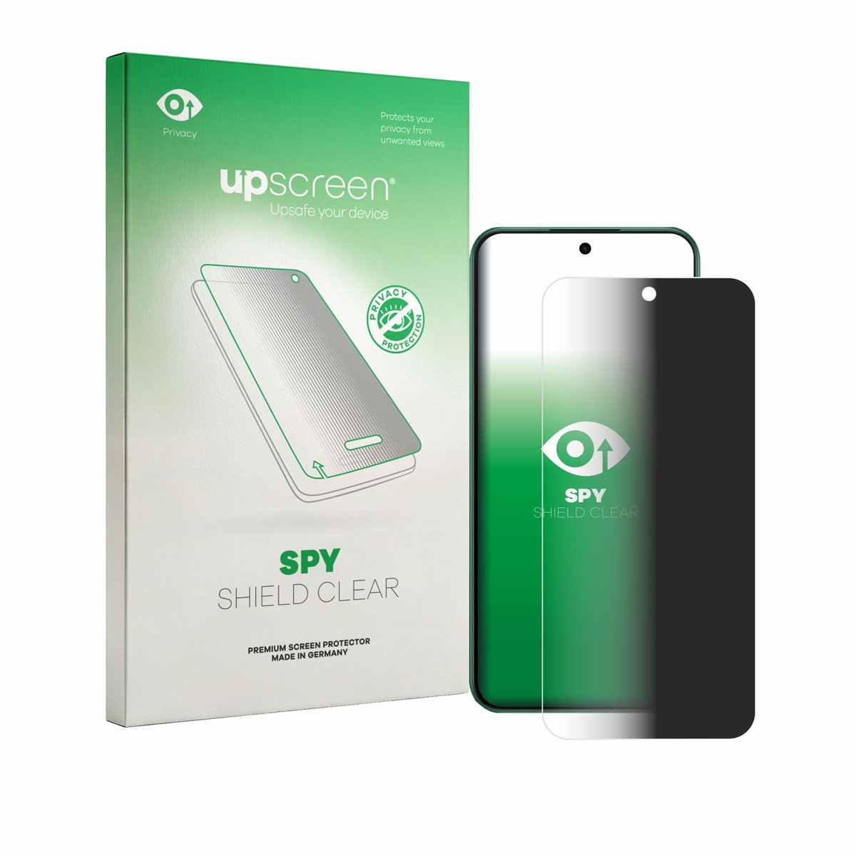upscreen - privacy screenprotector voor Oppo F33 - Folie Beschermfolie Blauwlichtfilter