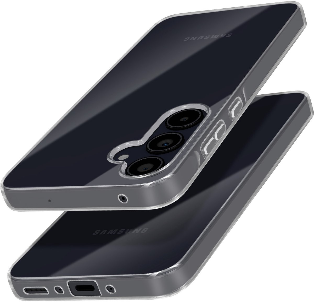 Mayaxess, Hoes Geschikt voor Samsung Galaxy A35 Zachte siliconenbescherming, Transparant