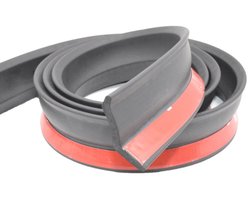 GELLDG Rubberen afdichtstrips - Afdichtstrips voor garagedeuren - Multifunctionele afdichttape - Geschikt voor garagedeuren - 3m