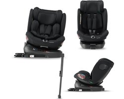 Mooiys Indy Luxe Autostoel i-Size - 360° Draaibaar - Isofix - Zwart