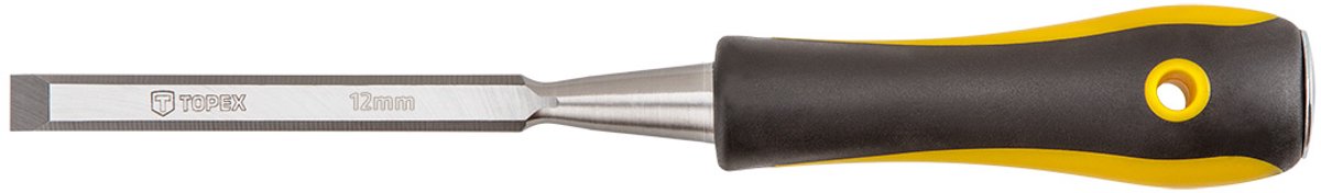 Topex Serie - Houtbewerking Beitel - 12 mm - CrV Staal - Dwumateriaal Handgreep
