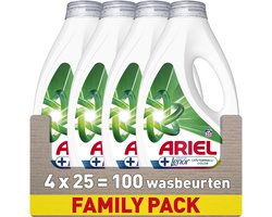 Ariel Wasmiddel +Touch of Lenor Unstoppables Kleur - 4 x 25 Wasbeurten
