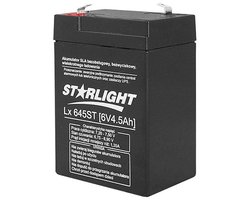 Gelbatterij LX 645 6V 4,5Ah onderhoudsvrije AGM
