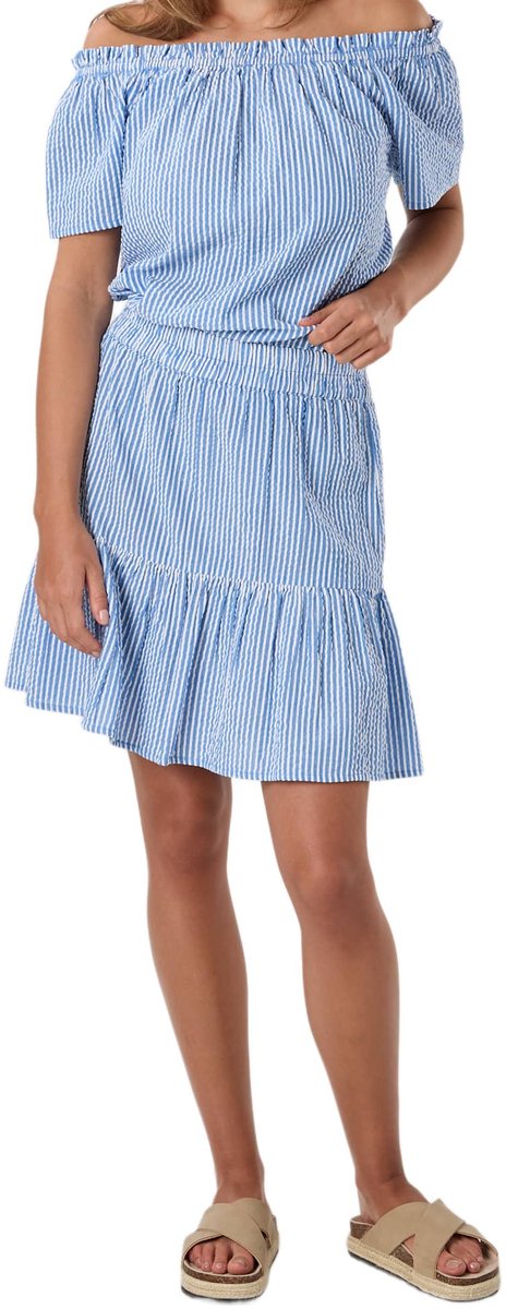 Seaside Marina Seersucker Rok – Rok voor dames – Maat 40