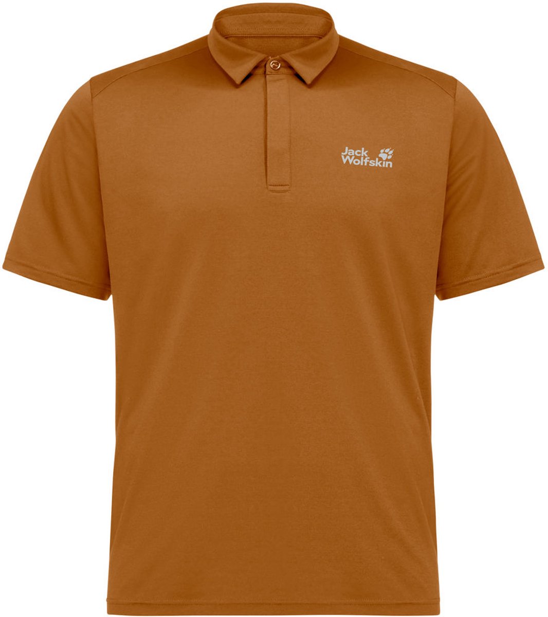 Jack Wolfskin Delgami Polo M – Outdoor Kleding Fleeces en Truien Polo’s 5401 Autumn Leaves
