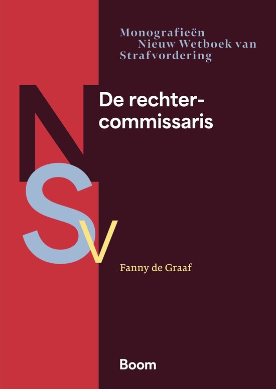 Monografieen Nieuw Wetboek van Strafvordering - De rechter-c ... - cover