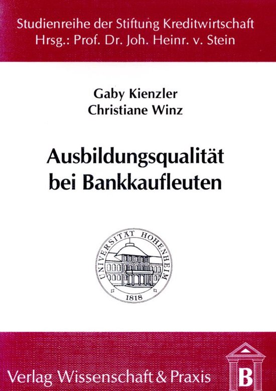 Ausbildungsqualität bei Bankkaufleuten - cover