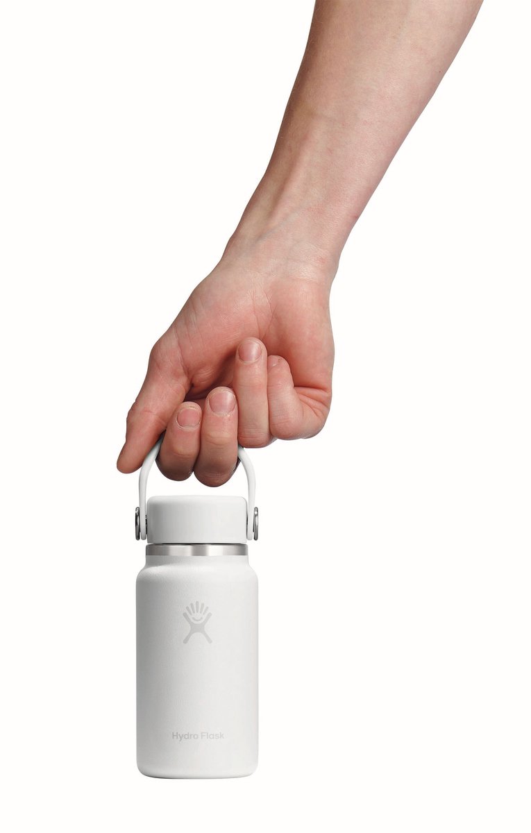 Hydro Flask - Drinkfles Micro Hydro - 200 ml - Wit – foto 2