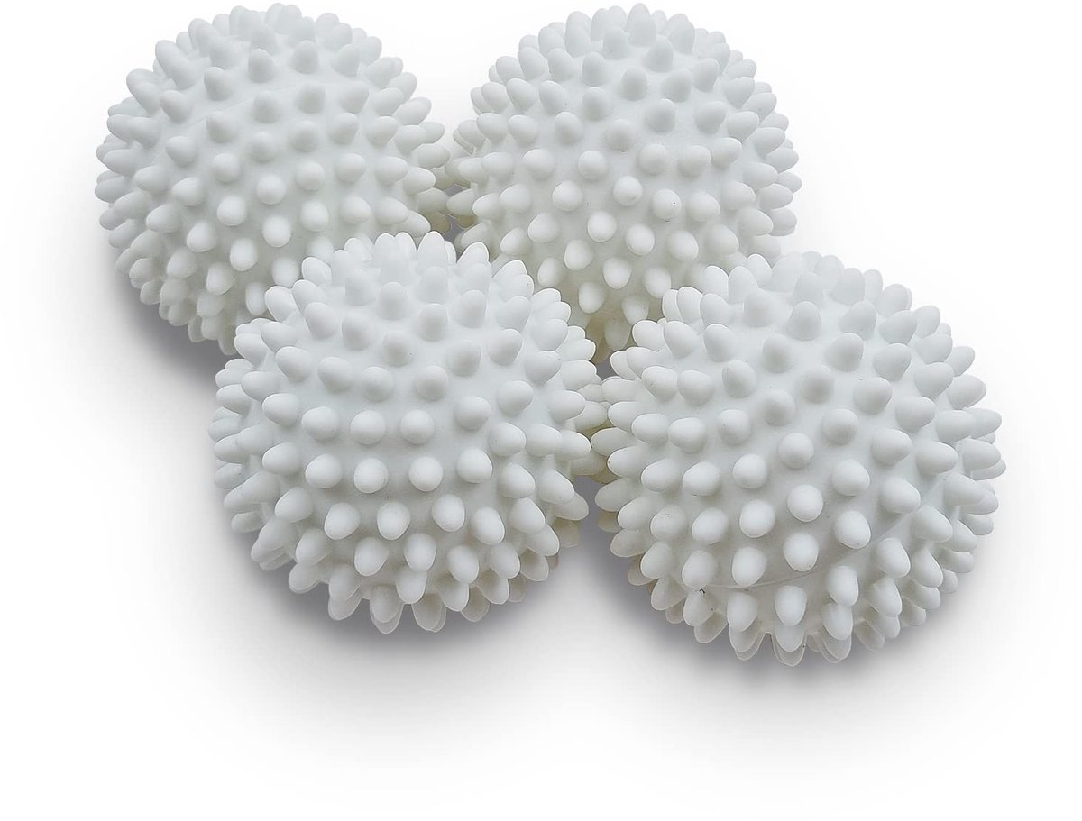 Droogballen 4-pack - Niet-giftige - herbruikbare droogballen - Wit