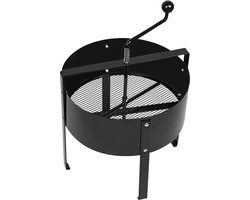 Grondzeef Ø40 cm – Compost Zeef & Tuinzeef – Aarde Zeef met Draaihendel – Voor Tuin, Compost & Bodem Zeven