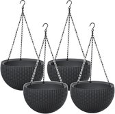 Pot de fleurs suspendu Keter Sphere Planter - 4 pièces