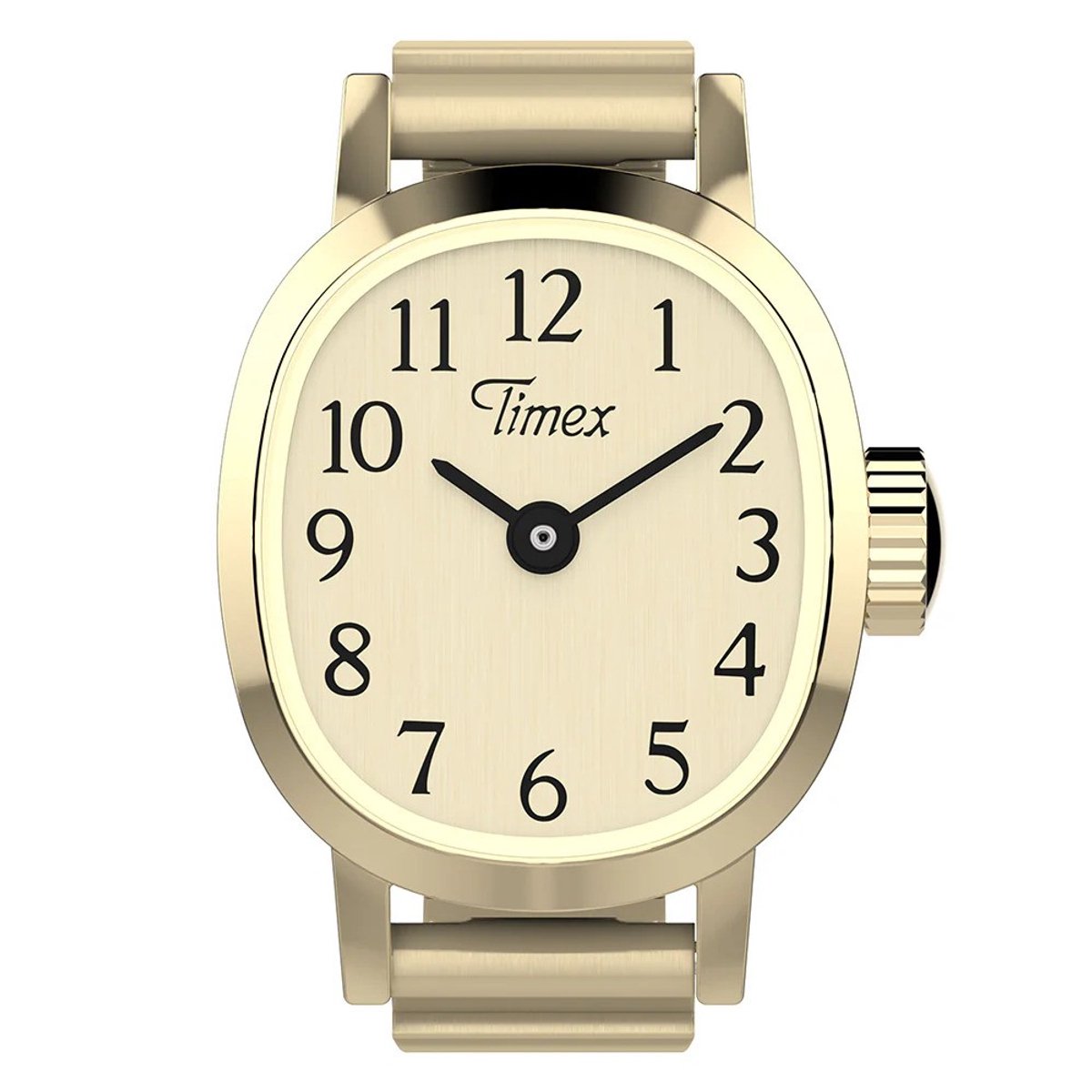 Timex Cavatina Mini TW2Y70800 Horloge - Staal - Goudkleurig - Ø 16 mm