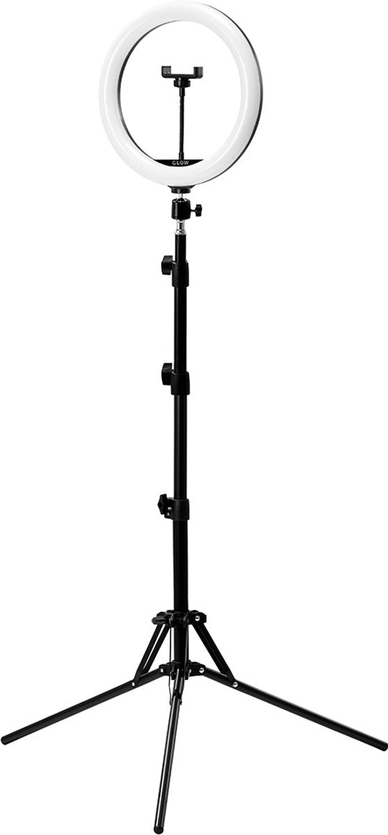 GLOW Ringlamp 10 Inch Professioneel Met Tripod Voor Nagelstylisten Schaduwloze Verlichting