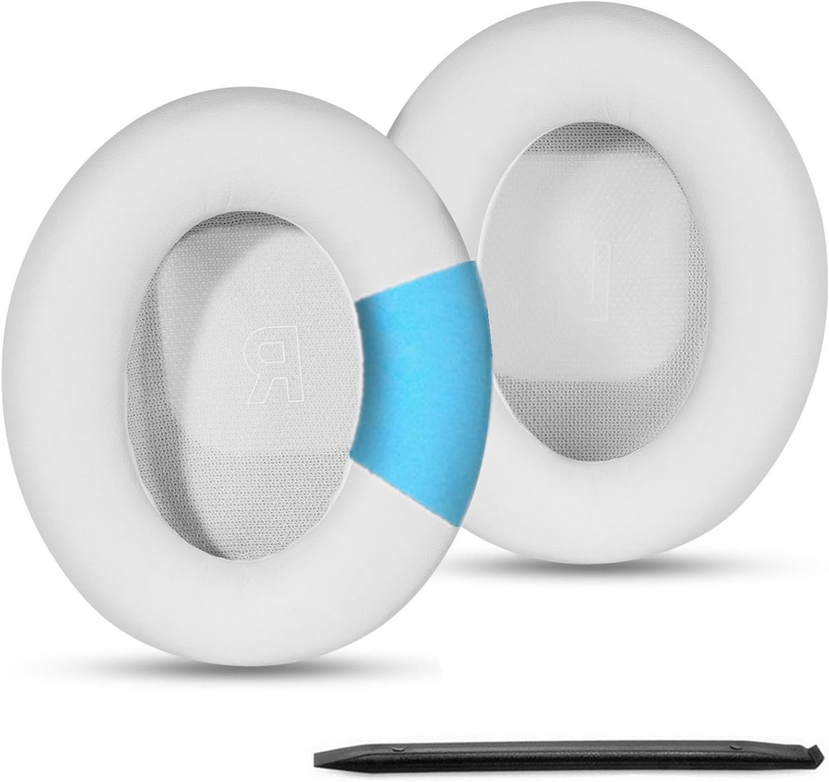 Vervangende Oorkussens voor Draadloze Hoofdtelefoons met Hoge Dichtheid en Geluidsisolatie, Comfortabele Earcups van Eiwitleer