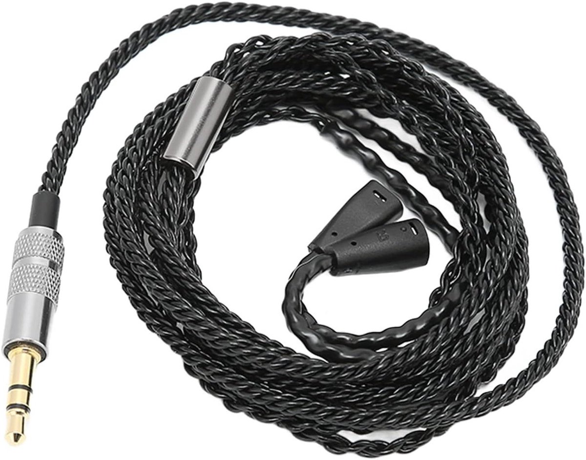 Vervangende hoofdtelefoonkabel van 120 cm voor IE 8, IE 80 en IE 8i - Geschikt voor smartphones, MP3 en MP4 spelers