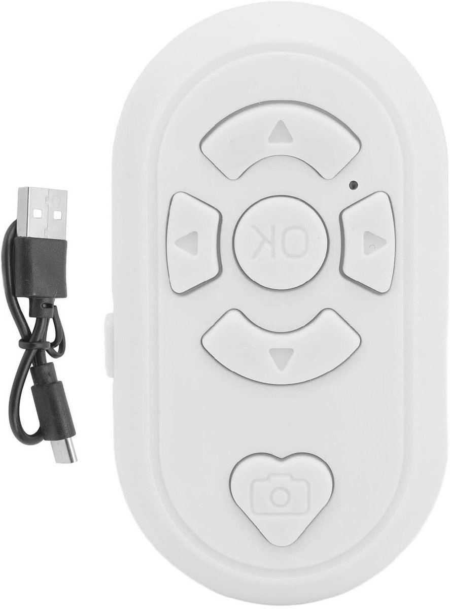 Draadloze Afstandsbediening voor Video's en Foto's, Emote Fingertop Controller voor Slimme Klikker, Handige Ring Camera Sluiter Besturing